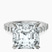 Pre-Designed Platinum Austria Cathedral Lab Diamond Ring