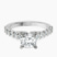Pre-Designed 14kt White Gold Austria Cathedral Lab Diamond Ring