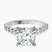 Pre-Designed Platinum Austria Cathedral Lab Diamond Ring