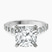 Pre-Designed 10kt White Gold Austria Cathedral Lab Diamond Ring