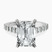 Pre-Designed Platinum Austria Cathedral Lab Diamond Ring