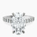 Pre-Designed Platinum Austria Cathedral Lab Diamond Ring