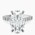 Pre-Designed Platinum Austria Cathedral Lab Diamond Ring