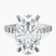 Pre-Designed Platinum Austria Cathedral Lab Diamond Ring