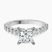 Pre-Designed 14kt White Gold Austria Cathedral Lab Diamond Ring