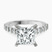 Pre-Designed Platinum Austria Cathedral Lab Diamond Ring