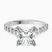 Pre-Designed Platinum Austria Cathedral Lab Diamond Ring