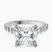 Pre-Designed Platinum Austria Cathedral Lab Diamond Ring