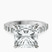 Pre-Designed Platinum Austria Cathedral Lab Diamond Ring
