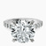 Pre-Designed Platinum Austria Cathedral Lab Diamond Ring