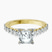 Pre-Designed 14kt Yellow Gold Austria Cathedral Lab Diamond Ring
