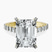 Pre-Designed 18kt Yellow Gold Austria Cathedral Lab Diamond Ring