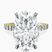 Pre-Designed 10kt Yellow Gold Austria Cathedral Lab Diamond Ring