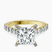 Pre-Designed 14kt Yellow Gold Austria Cathedral Lab Diamond Ring