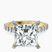 Pre-Designed 10kt Yellow Gold Austria Cathedral Lab Diamond Ring