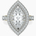 Pre-Designed 18ct Yellow Gold Crowned Cresta Double Halo Lab Diamond Ring