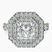 Pre-Designed 14kt Yellow Gold Crowned Cresta Double Halo Lab Diamond Ring