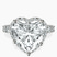 Pre-Designed 18kt Rose Gold Enchanté Side Stones Halo Lab Diamond Ring