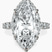 Pre-Designed 18kt Rose Gold Enchanté Side Stones Halo Lab Diamond Ring