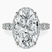 Pre-Designed 10kt Yellow Gold Enchanté Side Stones Halo Lab Diamond Ring