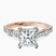 Pre-Designed 10kt Rose Gold Odyssey Hidden Halo Lab Diamond Ring