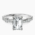 Pre-Designed 10kt White Gold Odyssey Hidden Halo Lab Diamond Ring