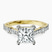 Pre-Designed 10kt Yellow Gold Odyssey Hidden Halo Lab Diamond Ring