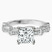 Ciara Petite Station Style Lab Diamond Engagement Ring in Platinum