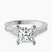 Pre-Designed 10kt White Gold Delphie Channel Set Lab Diamond Ring