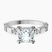 Pre-Designed Platinum Majestic Love Lab Diamond Accent Ring
