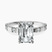 Pre-Designed 9ct White Gold Majestic Love Lab Diamond Accent Ring
