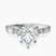 Pre-Designed Platinum Majestic Love Lab Diamond Accent Ring
