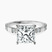 Pre-Designed Platinum Majestic Love Lab Diamond Accent Ring