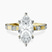 Pre-Designed 18kt Yellow Gold Majestic Love Lab Diamond Accent Ring