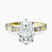 Pre-Designed 10kt Yellow Gold Majestic Love Lab Diamond Accent Ring