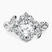 Garden Bloom Side Stone Lab Diamond Engagement Ring in Platinum