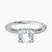 Adele Secret Double Halo Lab Diamond Engagement Ring in 10kt White Gold