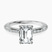 Adele Secret Double Halo Lab Diamond Engagement Ring in 10kt White Gold