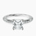 Adele Secret Double Halo Lab Diamond Engagement Ring in Platinum