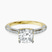 Adele Secret Double Halo Lab Diamond Engagement Ring in 10kt Yellow Gold