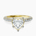 Adele Secret Double Halo Lab Diamond Engagement Ring in 10kt Yellow Gold