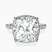 Pre-Designed 14kt Rose Gold Cleopatra Halo Lab Diamond Ring