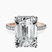 Pre-Designed 14kt Rose Gold Cleopatra Halo Lab Diamond Ring