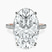 Pre-Designed 10kt Rose Gold Cleopatra Halo Lab Diamond Ring