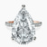 Pre-Designed 10kt Rose Gold Cleopatra Halo Lab Diamond Ring