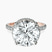 Pre-Designed 10kt Rose Gold Cleopatra Halo Lab Diamond Ring