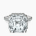 Pre-Designed 14kt White Gold Cleopatra Halo Lab Diamond Ring