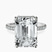 Pre-Designed 14kt White Gold Cleopatra Halo Lab Diamond Ring