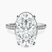Pre-Designed 14kt White Gold Cleopatra Halo Lab Diamond Ring