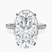 Pre-Designed 14kt White Gold Cleopatra Halo Lab Diamond Ring